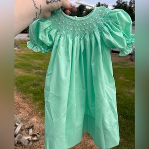 Handmade 18m beautiful smock! Never worn my daughter is now too tall!